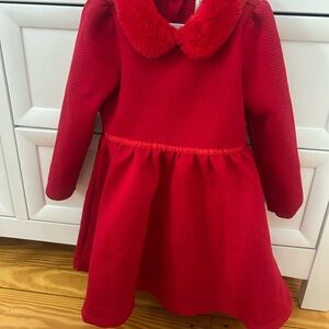 Janie and Jack Red Formal Kids Dress